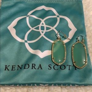 Kendra Scott Danielle Earrings - Mint/Gold